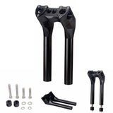 6-13" Pullback Style Modular Handlebar Risers Kit for 1" 1-1/8" 1-1/4" 1-1/2" Bar Harley Dyna Street Bob Softail Sportster - pazoma