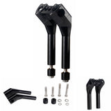 6-13" Pullback Style Modular Handlebar Risers Kit for 1" 1-1/8" 1-1/4" 1-1/2" Bar Harley Dyna Street Bob Softail Sportster - pazoma