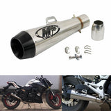 38mm-51mm Motorcycle GP Exhaust Muffler Pipe Silencer Slip On Dirt Bike Scooter Motocross ATV M4 - pazoma