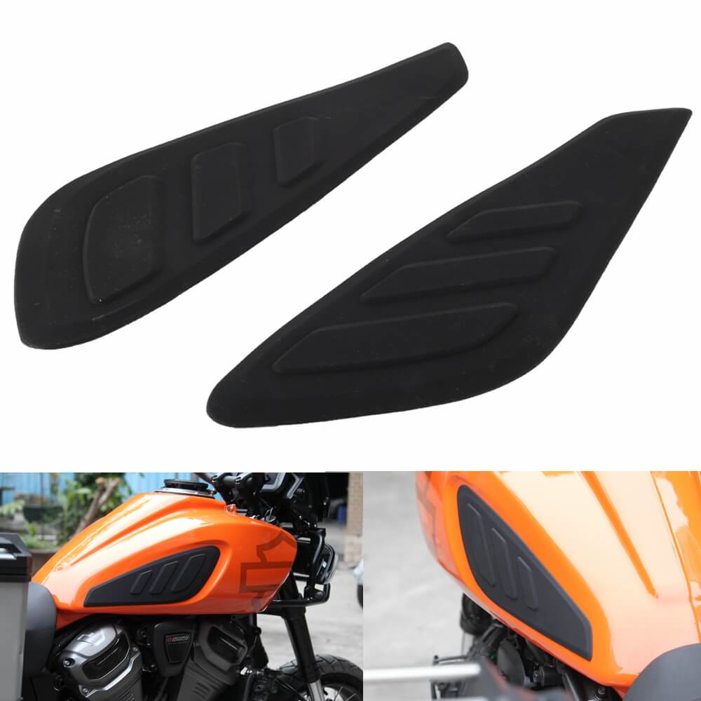 3M Rubber Gas Tank Knee Pad Kit Side Panels Decal Protector Sticker For Harley Pan America 1250 Special RA1250S RA1250 2021-2023 - pazoma