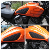 Harley Pan America CVO 1250 Special RA1250SE RA1250S RA1250 3M Adhesive Backing Rubber Gas Tank Knee Pad Kit Black 2021-2024 - pazoma