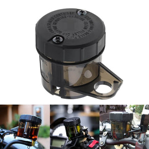 45CC 45ML 90° Outlet Pump Cup Big Oil Cup Front Brake Clutch tank Fluid Bottle Reservoir For Ducati Brembo 19RCS 19 RCS Smoke - pazoma