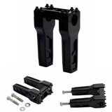 4" 6" 8" 10" 12" 14" Club Style Top Clamp Straight Handlebar Risers For Harley 1'' Bar Dyna Softail Sportster Touring - pazoma