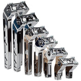 4/6/8/10/12/14 inch Pullback Handlebar Risers For Harley 1'' Bar Dyna Softail Sportster Low Rider Fat Street Bob FLSL FXBB FXBR FXLRST