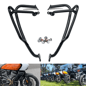 Brush Bumper Engine Guard Highway Crash Bar Protector For Harley Pan America 1250 ST RA1250ST Special CVO RA1250SE RA1250S RA1250 2021-2025 - pazoma