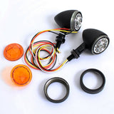 3 in 1 LED Turn Signal Blinker Indicator w/Taillight Brake Light Universal Harley Chopper Bobber Cafe Racer Custom Cruisers Triumph - pazoma