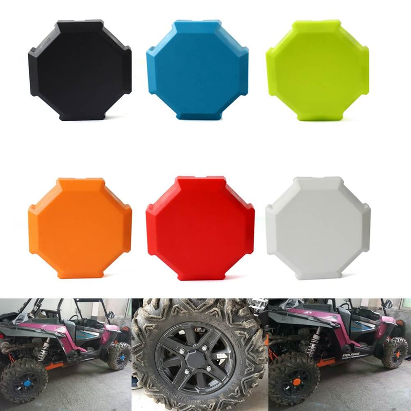 4 Pcs Wheel Tire Rim Hub Cap Cover Replacement Part 1522216-655 for Polaris RZR Trail 1000 900 S XP 4 Turbo GENERAL 1000 Sport 2014-2025 - pazoma