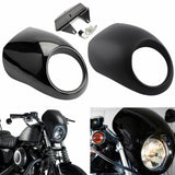 Motorcycle Head light Headlight Fairing Front Cowl Fork Mount For Harley Sportster Dyna FX XL 883 1200 Motor Accessories