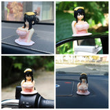 Anime Car Motorcycle Decoration Chest Shaking Kanako Ohno Bust Jiggling Mini Action Figure Sexy Girl PVC Collection Model Dolls Toys - pazoma