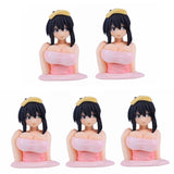 Anime Car Motorcycle Decoration Chest Shaking Kanako Ohno Bust Jiggling Mini Action Figure Sexy Girl PVC Collection Model Dolls Toys - pazoma