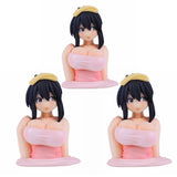 Anime Car Motorcycle Decoration Chest Shaking Kanako Ohno Bust Jiggling Mini Action Figure Sexy Girl PVC Collection Model Dolls Toys - pazoma