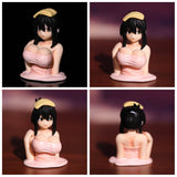 Anime Car Motorcycle Decoration Chest Shaking Kanako Ohno Bust Jiggling Mini Action Figure Sexy Girl PVC Collection Model Dolls Toys - pazoma