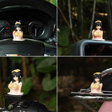 Anime Car Motorcycle Decoration Chest Shaking Kanako Ohno Bust Jiggling Mini Action Figure Sexy Girl PVC Collection Model Dolls Toys - pazoma