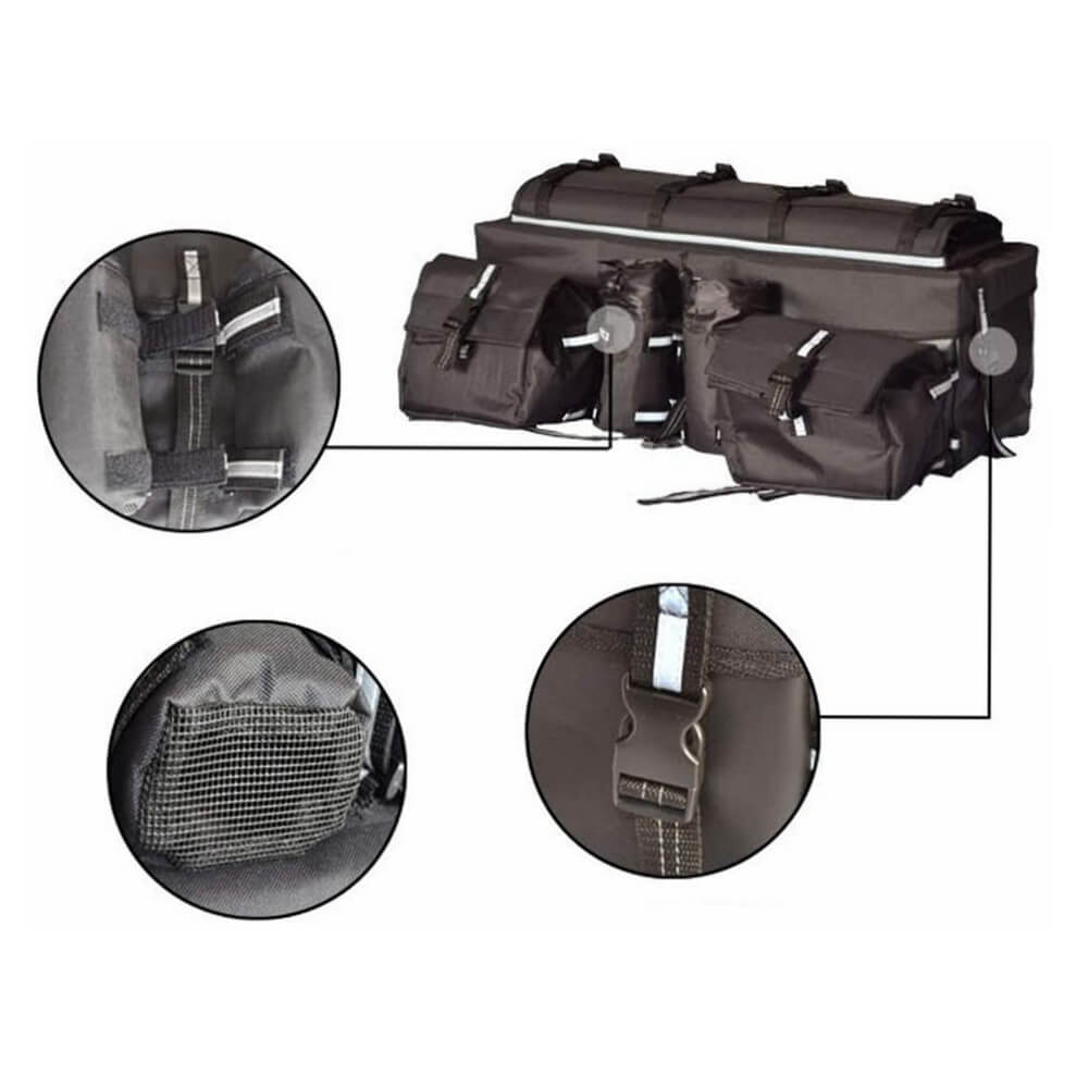 Motorcycle ATV Universal Fuel Tank Bag Luggage Saddlebag Cargo Storage –  pazoma