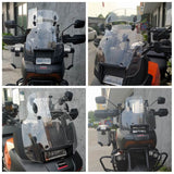 Harley Pan America 1250 Special RA1250S RA1250 Adventure 11" Windshield Windscreen W/ Extension Spoiler Wind Deflector 2021-2023 - pazoma