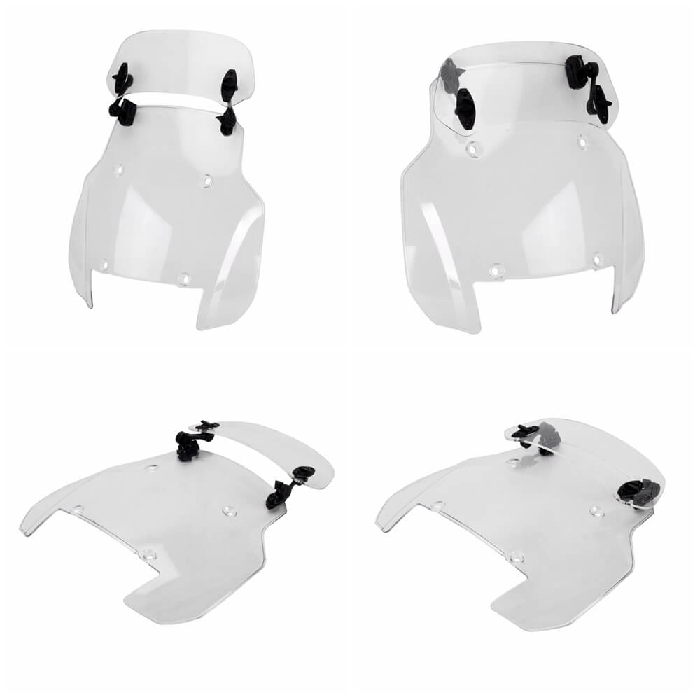 Harley Pan America CVO 1250 Special RA1250S RA1250 SE Adventure 11" Windshield Windscreen W/ Adjustable Extension Spoiler Wind Deflector - pazoma