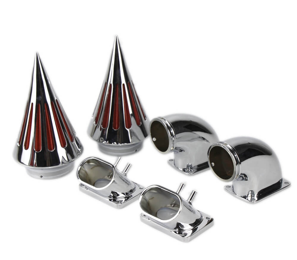 Motorcycle Spike Intake Air Cleaner Intake Filter Kits For Suzuki Boulevard M109 M109R VZR1800 Black Chrome - pazoma