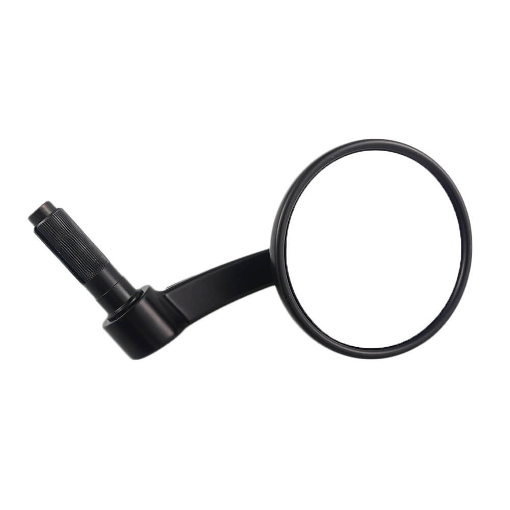 Motorcycle Universal Aluminum Round Rear View Handle Bar End Mirrors for Kawasaki Yamaha Honda Suzuki Chopper Cafe Racer Bobber - pazoma