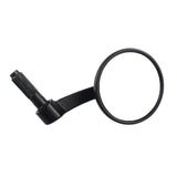 Motorcycle Universal Aluminum Round Rear View Handle Bar End Mirrors for Kawasaki Yamaha Honda Suzuki Chopper Cafe Racer Bobber - pazoma