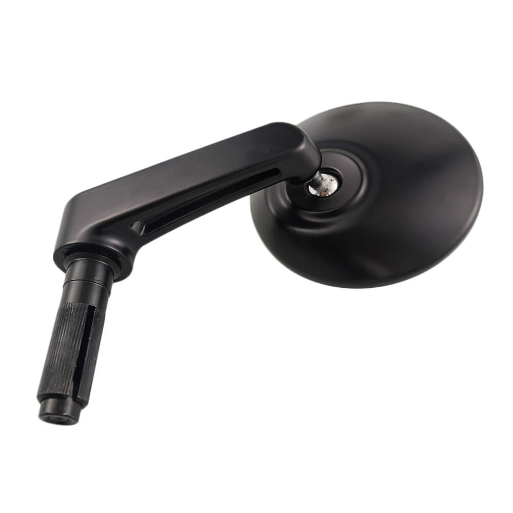 Motorcycle Universal Aluminum Round Rear View Handle Bar End Mirrors for Kawasaki Yamaha Honda Suzuki Chopper Cafe Racer Bobber - pazoma