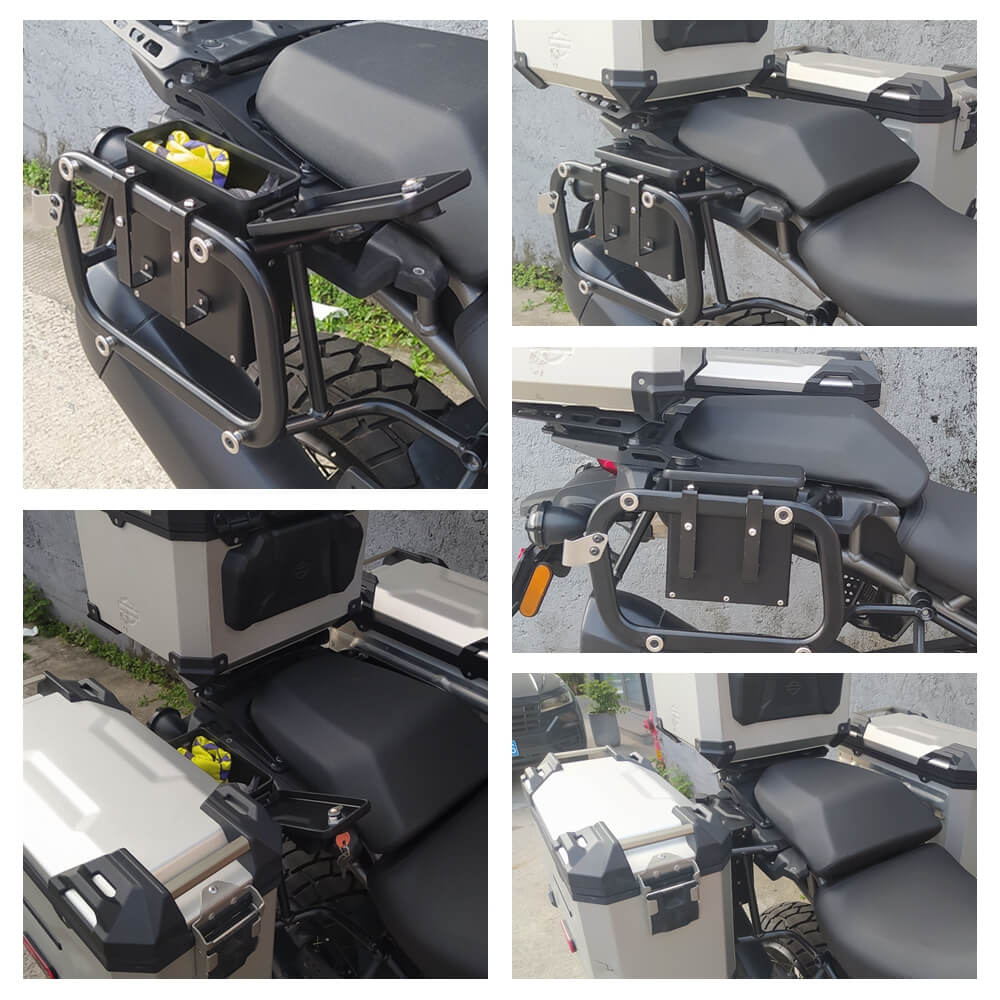 Harley Pan America 1250 Special RA1250S RA1250 Aluminum Right Side Bracket Tool Boxes Gloves Storage Box First-aid kit Toolbox Case 2021-2023 - pazoma