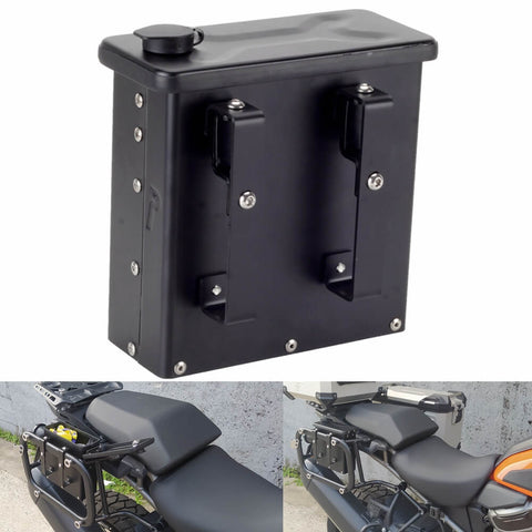Aluminum Right Side Bracket Tool Boxes Storage Box Toolbox 2.3 Liters for Harley Pan America 1250 Special RA1250S RA1250 RA1250SE 2021-2026 - pazoma