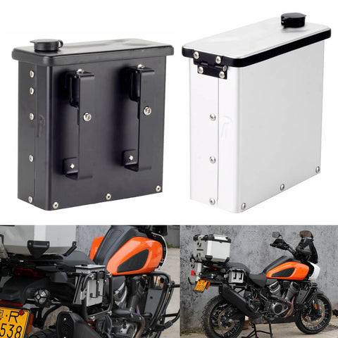 Aluminum Right Side Bracket Tool Boxes Storage Box Toolbox 2.3 Liters for Harley Pan America 1250 Special RA1250S RA1250 RA1250SE 2021-2026 - pazoma