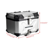 Aluminum Top Cases Rear Luggage Tail Box for Harley Softail Low Rider S ST FXLR FXLRS FXLRST 2018-2025 WQuick-release Mounting Plate Bracket - pazoma