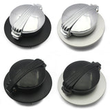 Motorcycle Aluminum Fuel Cap Monza Style Fuel Gas Tank Cap for BMW R NINE T R9T 2014-2019 Silver / Black