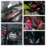 Amber LED Turn Signal Light Indicators Blinker Flashers For HONDA CBR250RR  CBR650R CBR600RR CBR1000RR CB500X CB500F NC750X CB1300 2017-2022 - pazoma