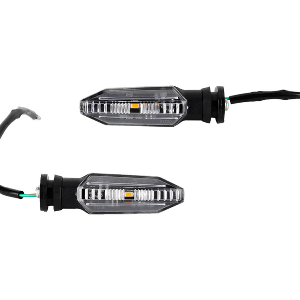 Amber LED Turn Signal Light Indicators Blinker Flashers For HONDA