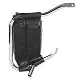 Harley Touring Road King FLTRX Electra Glide Motorcycle Saddle bag Guard Crash Bar Bag with Water Bottle Holder Pu Leather - pazoma