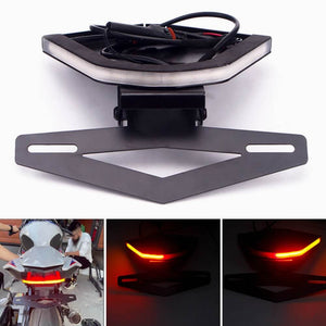 LED Fender Eliminator Kit Integrated Taillight Turn Signals License Plate Brake Light Bracket For BMW S1000RR 2020-Present - pazoma