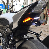 LED Tail Tidy Fender Eliminator Kit Integrated Turn Signals License Plate Light Bracket For BMW S1000RR S1000R 09-14 15-19 - pazoma