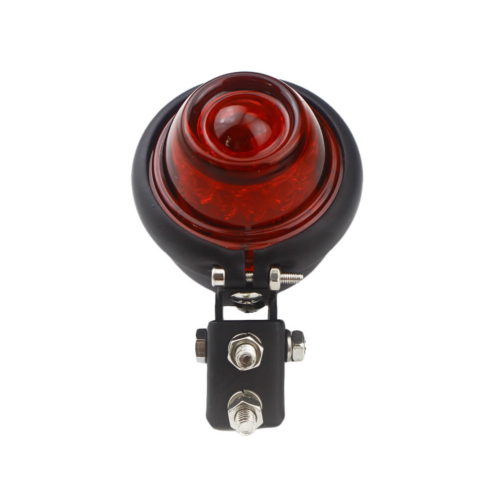 Motorcycle Mini Bates Style LED Brake Stop Tail Light Lamp Harley Chopper Bobber Cafe Racer Vintage old school Scrambler Racer Custom - pazoma