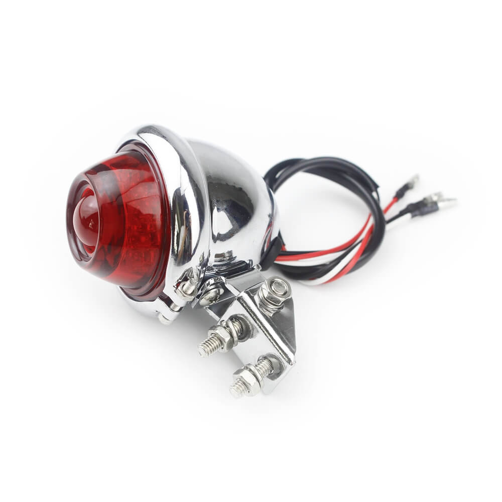 Motorachterlicht met 19 leds, geïntegreerde kentekenplaat Motorachterlicht met 19 leds, geïntegreerde kentekenplaat