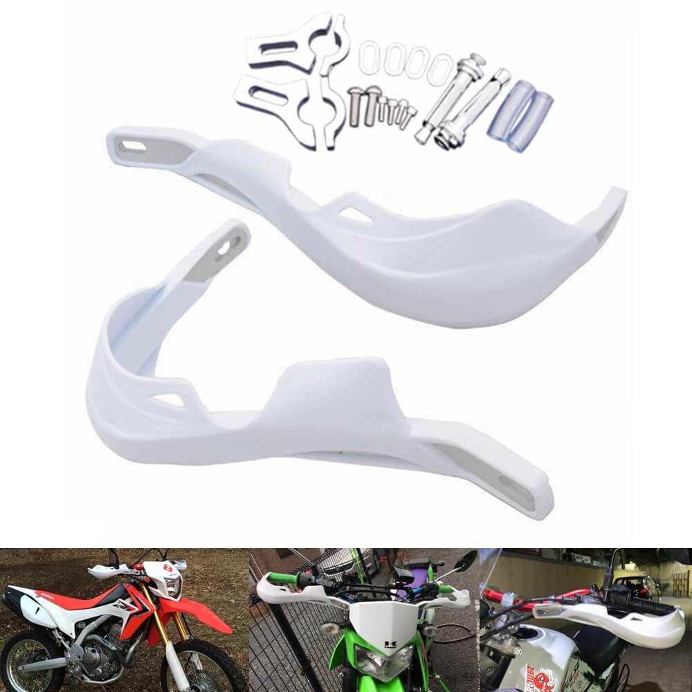 1 Pair 22.2mm 7/8" Motorcycle Hand Guard Handle Protector Shield Motorbike Motocross Windproof Handlebar Handguards Protection Gear - pazoma