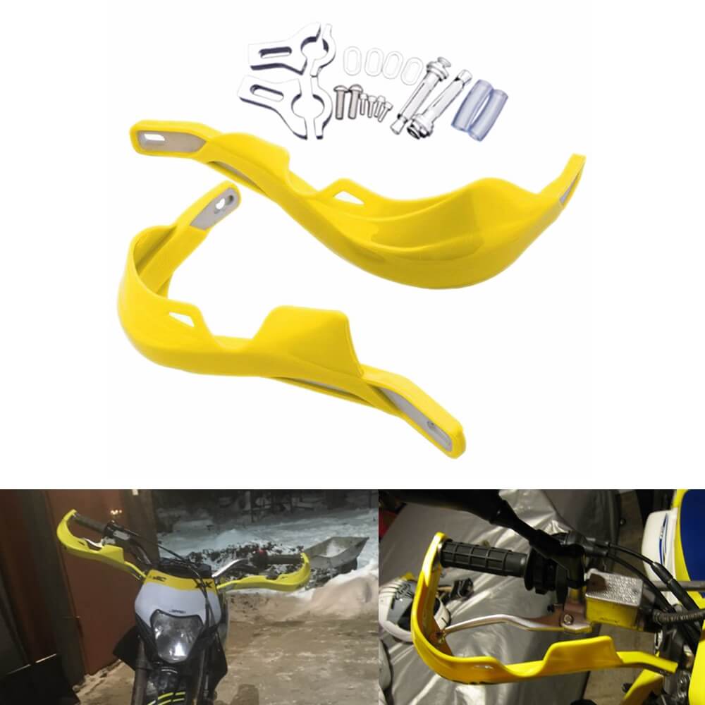 1 Pair 22.2mm 7/8" Motorcycle Hand Guard Handle Protector Shield Motorbike Motocross Windproof Handlebar Handguards Protection Gear - pazoma