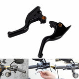 CNC Shorty Hand Control Brake Clutch Levers Kit For Harley Softail M8 Fat Bob FXFB FXBR FXSB FLDE FLSTN/I FLFB FLSTF/I FLSTFB - pazoma