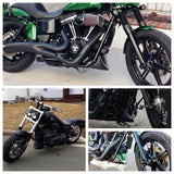 Harley Dyna Street Fat Bob Low Rider Wide Glide FXD FXDB FXDL 2006-2017 Front Chin Spoiler Scrub Fender Accessories Air Fairing - pazoma