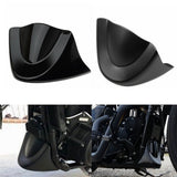 Harley Dyna Street Fat Bob Low Rider Wide Glide FXD FXDB FXDL 2006-2017 Front Chin Spoiler Scrub Fender Accessories Air Fairing - pazoma