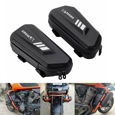 Harley Pan America 1250 Special CVO RA1250SE RA1250S RA1250 Frame Crash Bars Brush Bumper Engine Guard Side Hanging Tool Bag Triangle Pouch 2021-2026 - pazoma