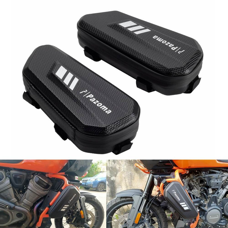 Side Bag Brush Bumper Engine Guard Crash Bar Frame Storage Tool Package For Harley Pan America 1250 CVO Special RA1250SE RA1250S RA1250 2021-2025 - pazoma