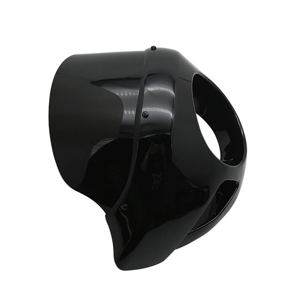 Standard Short Touring Sport Headlight Fairing Windshield For Harley Davidson XL FXD FXR FXBB Adjustable clamp 35mm-49mm forks - pazoma