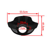 Standard Short Touring Sport Headlight Fairing Windshield For Harley Davidson XL FXD FXR FXBB Adjustable clamp 35mm-49mm forks - pazoma