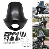 Universal Tall Touring Sport Headlight Fairing w/13