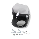 Cafe Racer Viper 7" Headlight Fairing Tough Molded Plastic Construction Fairing Gloss Black 70-52501 - pazoma