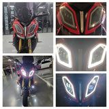 For BMW S1000XR K49 2015-2019 LED Headlight Headlamp with Daylight Running Light DRL Assembly Kit 2016 2017 2018 - pazoma