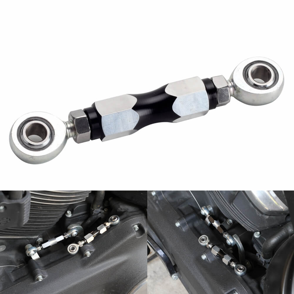 CNC Mid-Control Adjustable Shift Linkage Rod For Harley Davidson Softa ...