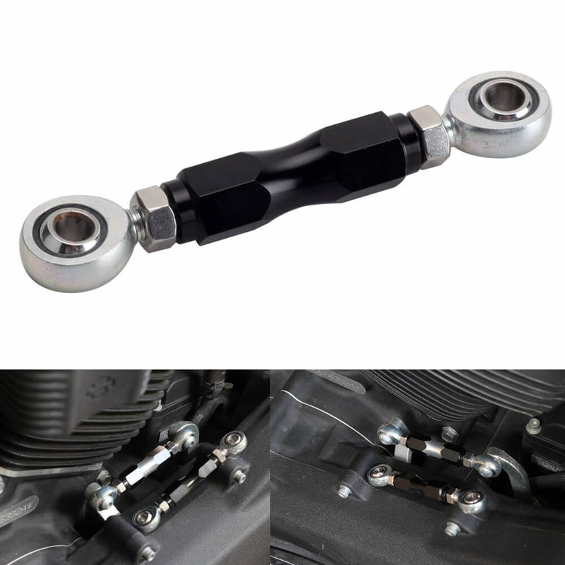 CNC Mid-Control Adjustable Shift Linkage Rod For Harley Davidson Softail M8 Dyna FXR - pazoma